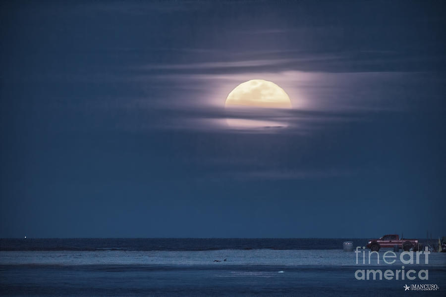 Moonrise Over North End Digital Art by Phil Mancuso