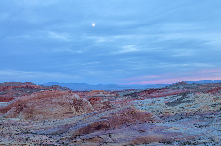 Moonrise Over Valley Photograph by Jonathan Nguyen