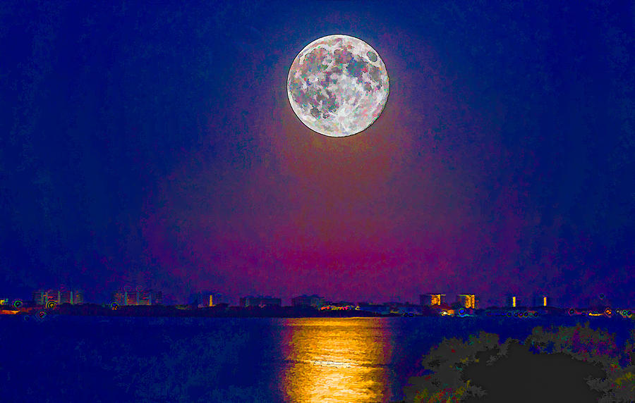 Moonrise Photograph by Richard Goldman