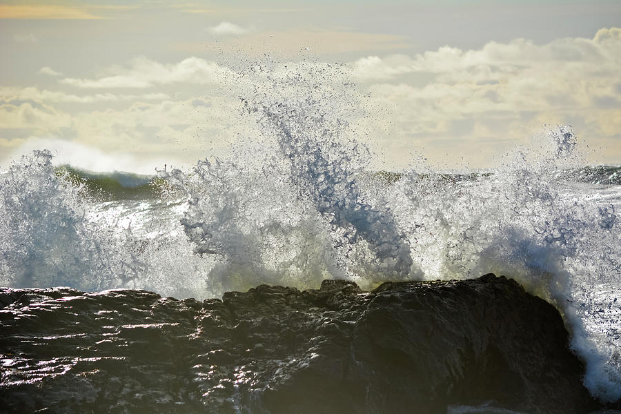 Moonstone Beach Waves Photograph by Kyle Hanson