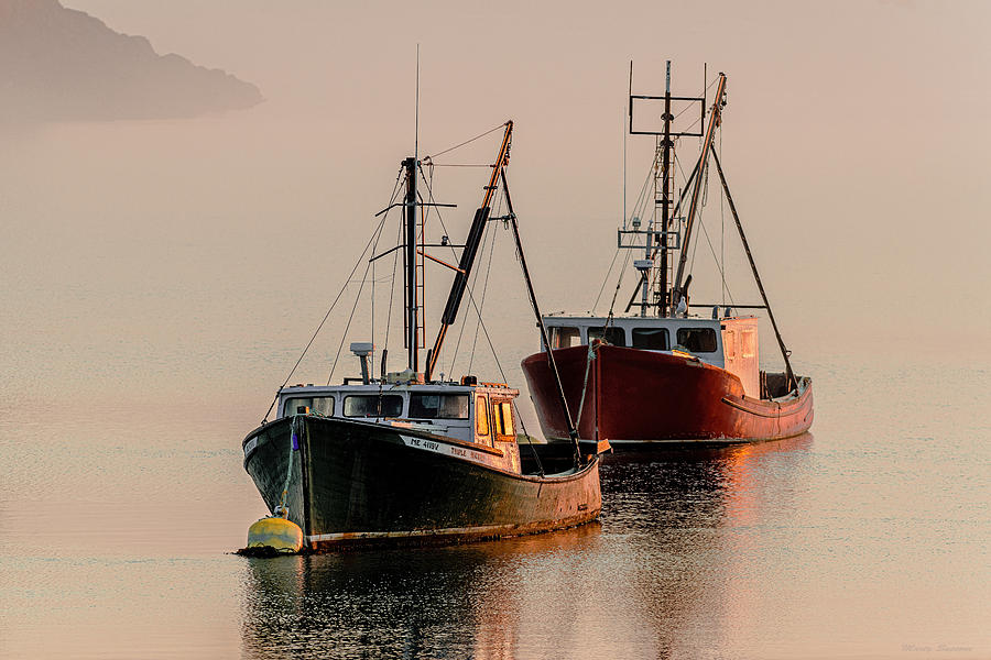 Landscape Photograph - Moored At First Light by Marty Saccone