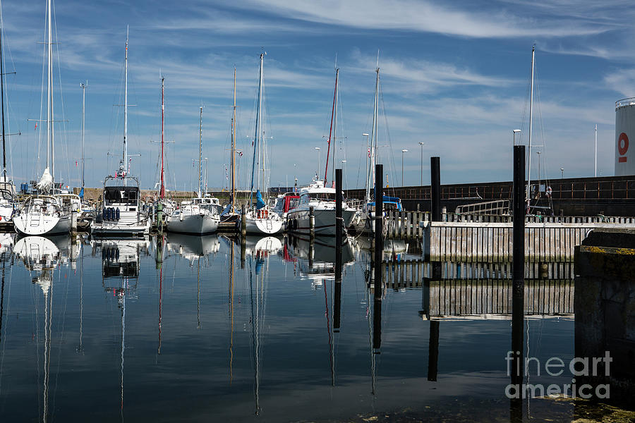 Moored yachts, Skagen, Denmark Photograph by Sheila Smart Fine Art Photography