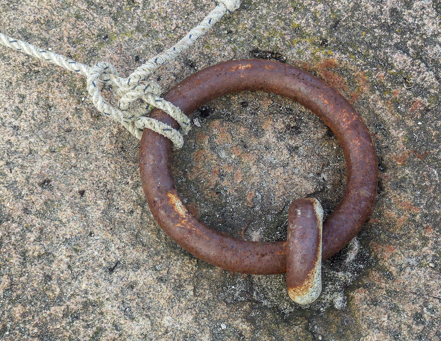 Mooring Ring iv Photograph by Helen Jackson
