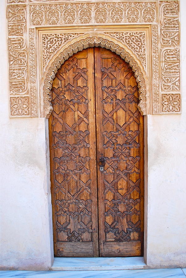 Moorish Door in Alhambra Photograph by Dorota Nowak