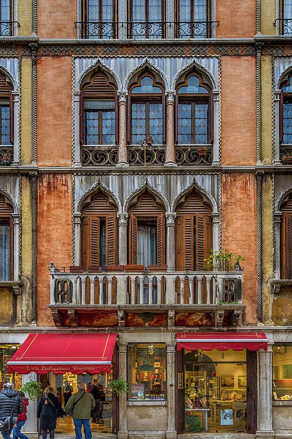 Moorish Style Windows Venice_DSC1450_02282017 Photograph by Greg Kluempers