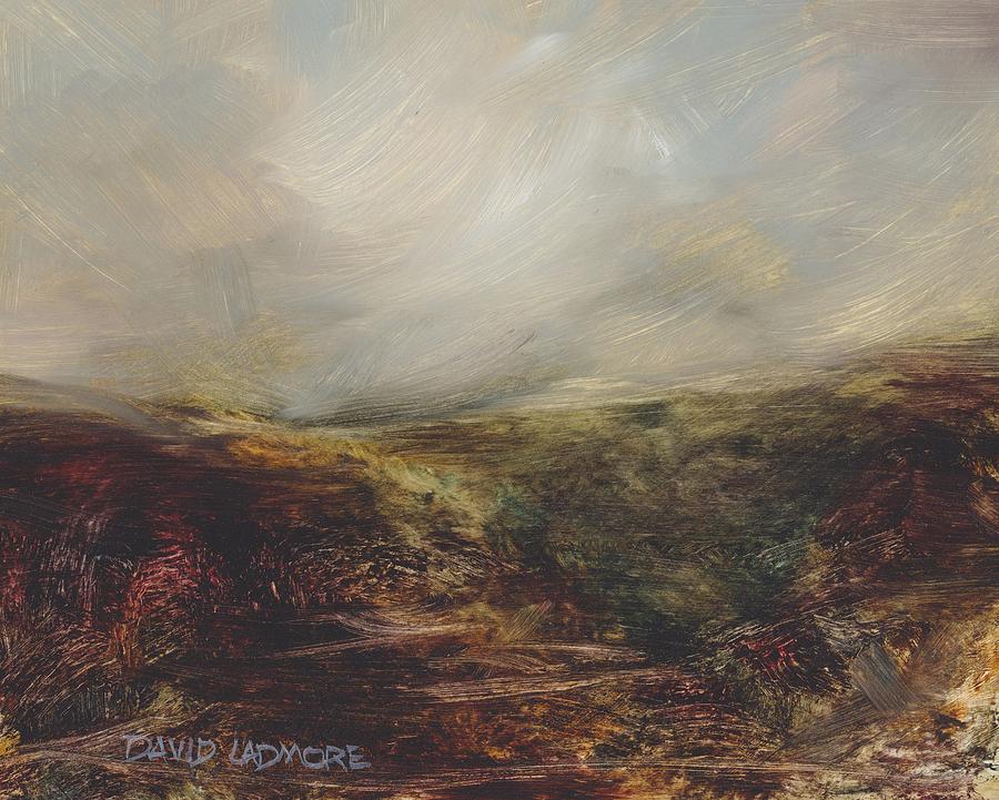 Moorland 76 Painting by David Ladmore