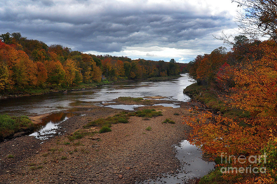Moose River Autumn Photograph by Diane E Berry