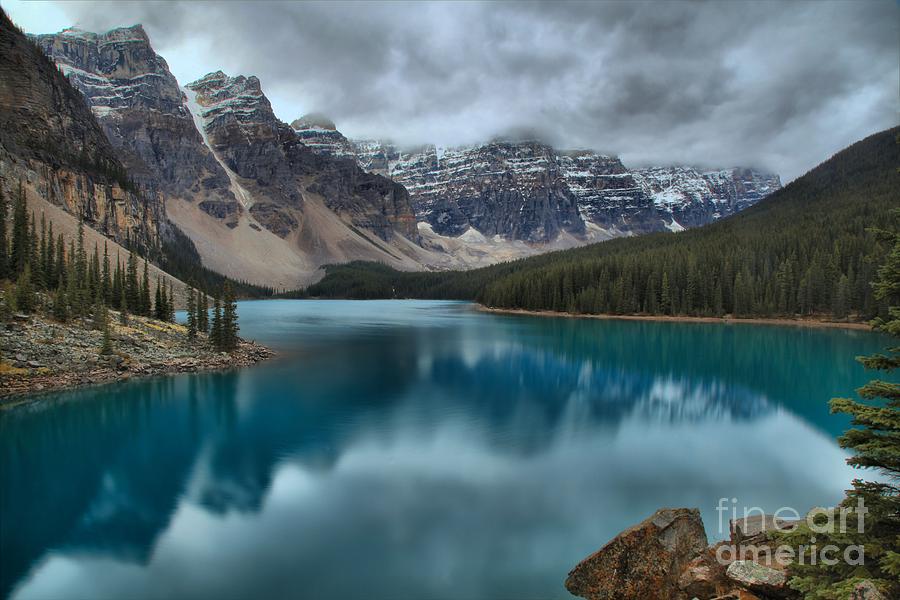 Moraine Emerald Reflections Photograph by Adam Jewell