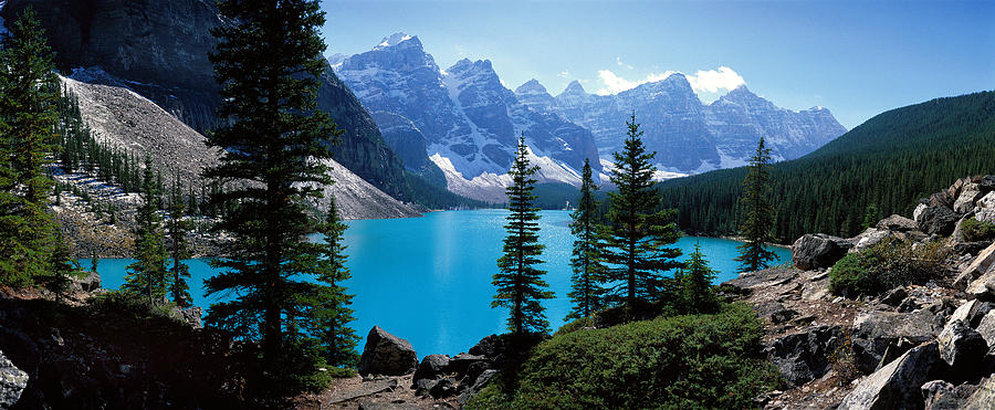 Moraine Lake Banff National Park Photograph by Panoramic Images