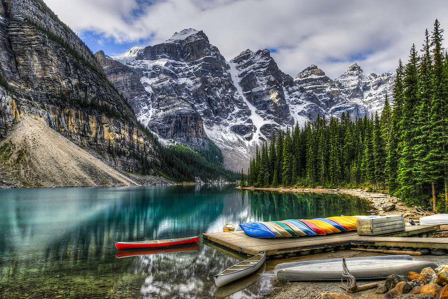 Moraine Lake Photograph by Brandon Smith - Fine Art America