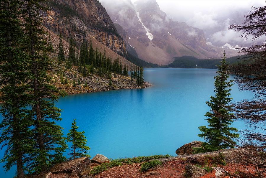 Banff National Park Photograph - Moraine Lake by Heather Vopni