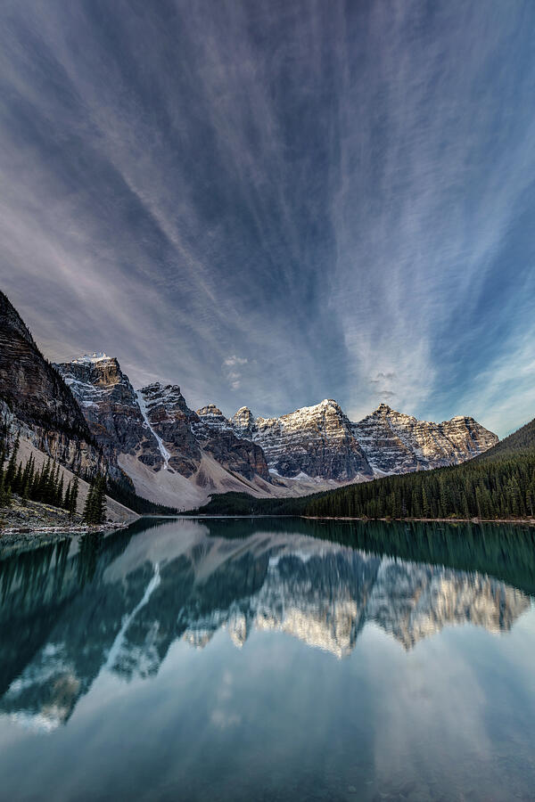 Moraine Lake Sky Reflection Photograph by Pierre Leclerc Photography