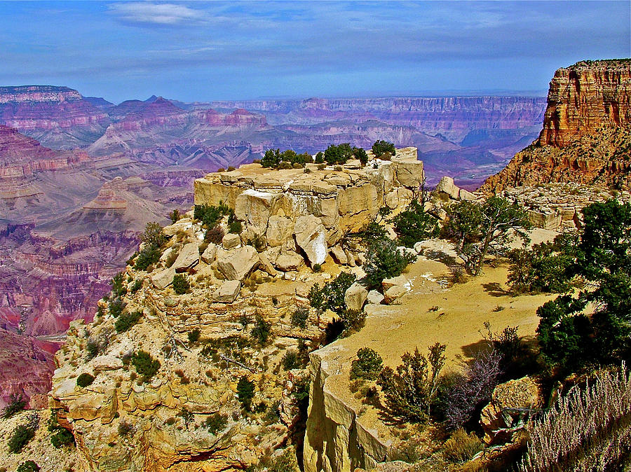 Moran Point View on East Side of South Rim of Grand Canyon National Park-Arizona Photograph by Ruth Hager