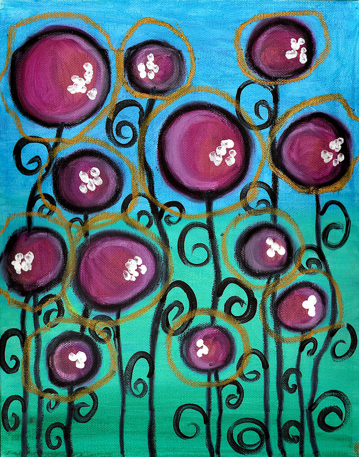 Morato Flowers Painting by Abril Andrade
