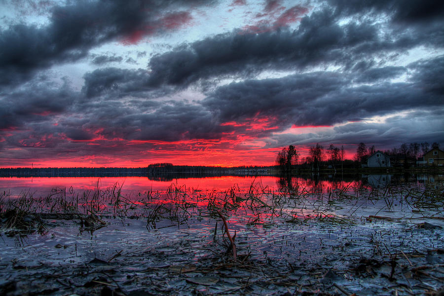 Mordor Like Sunset In Finland - 