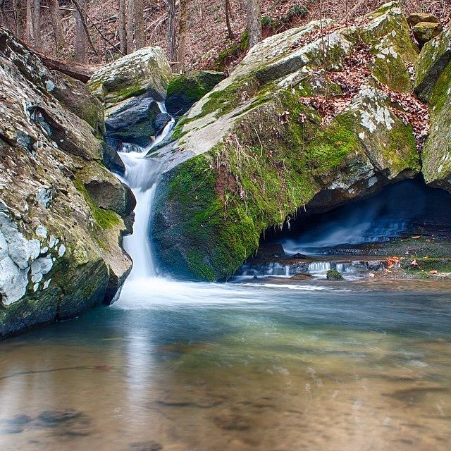Waterfall Photograph - More Bucks Pocket by Dave Edens Waterfall Photograph - More Bucks Pocket by Dave Edens