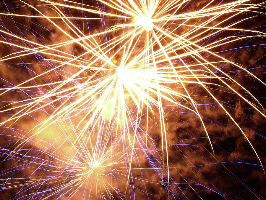 More Fireworks - 2 Photograph by Jeffrey Peterson