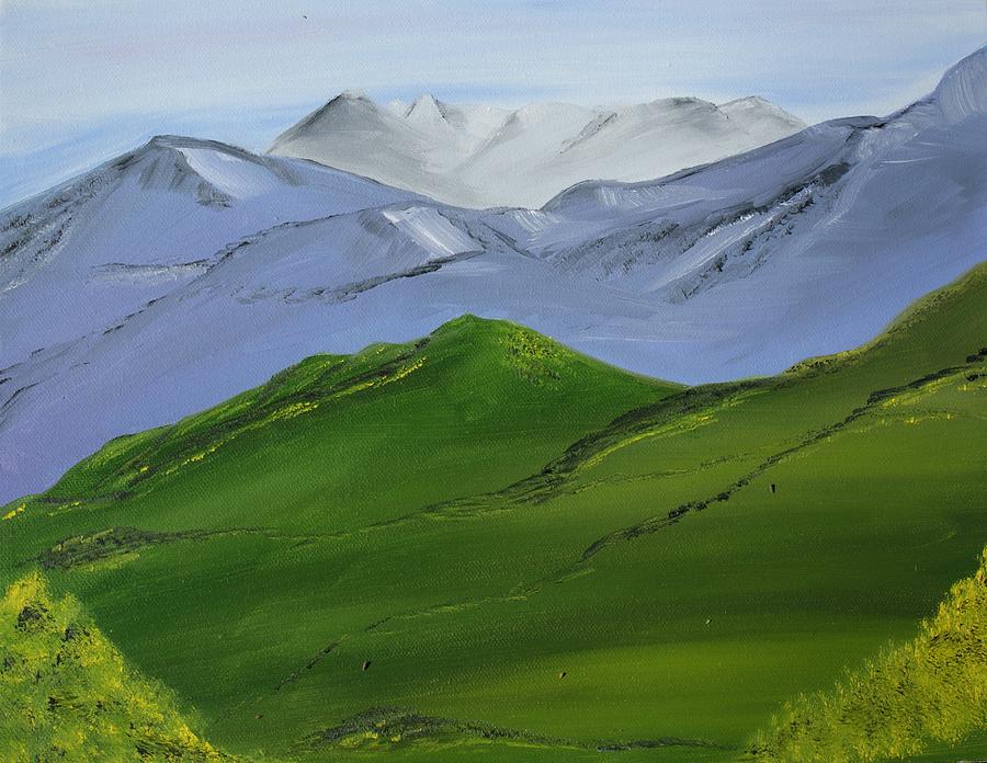 More Mountains Painting by Liz Vernand