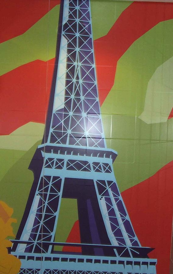 More Parisian  murals.....  Photograph by Rusty Gladdish