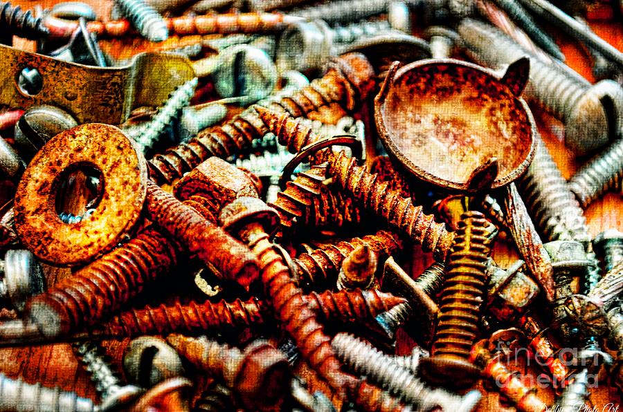 More Rusty Screws II Photograph by Debbie Portwood