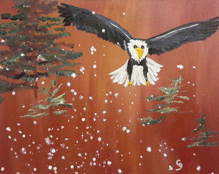 More Snow 18 Painting by Cheryl Nancy Ann Gordon