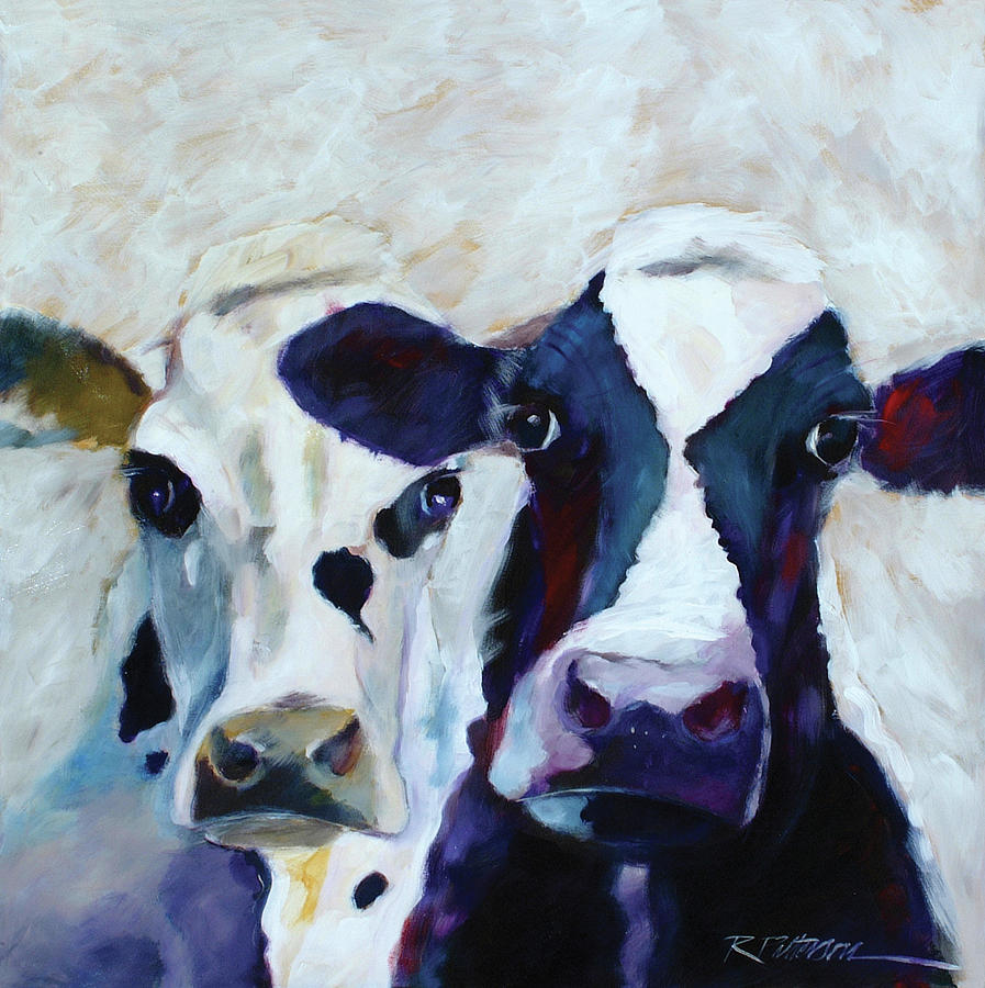 Animal Painting - More White than Black More Black than White by Ron Patterson