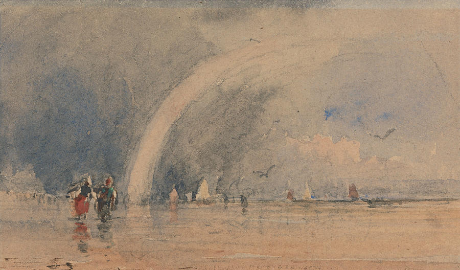 Morecambe Sands Painting by David Cox