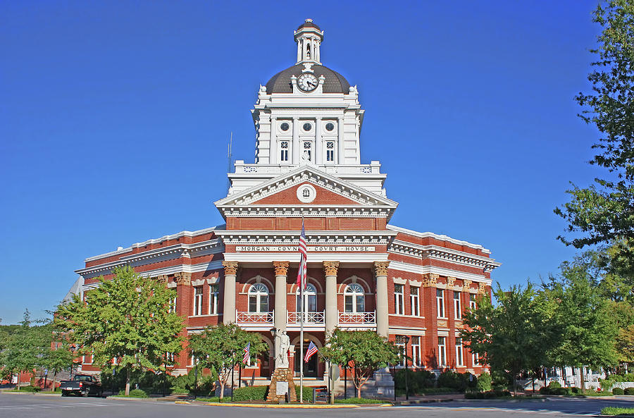 Madison Photograph - Morgan County Georgia Courthouse by HH Photography of Florida