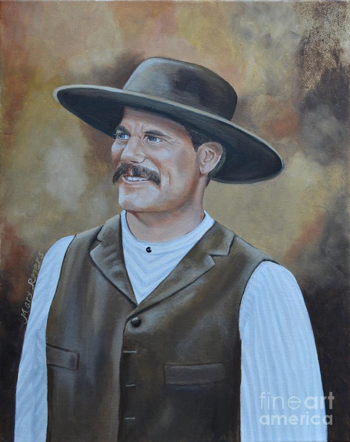 Morgan Earp Painting by Mary Rogers