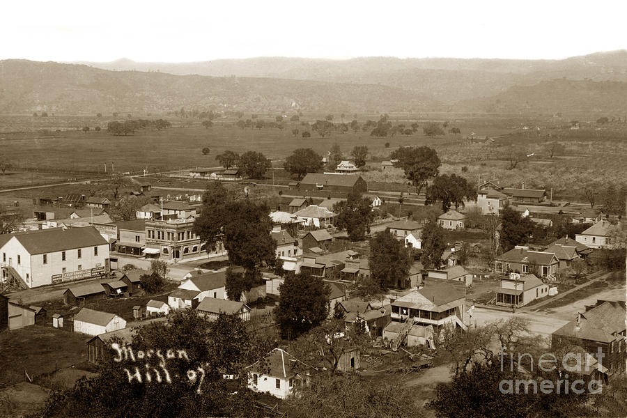Morgan Hill Santa Clara County 1907 Photograph