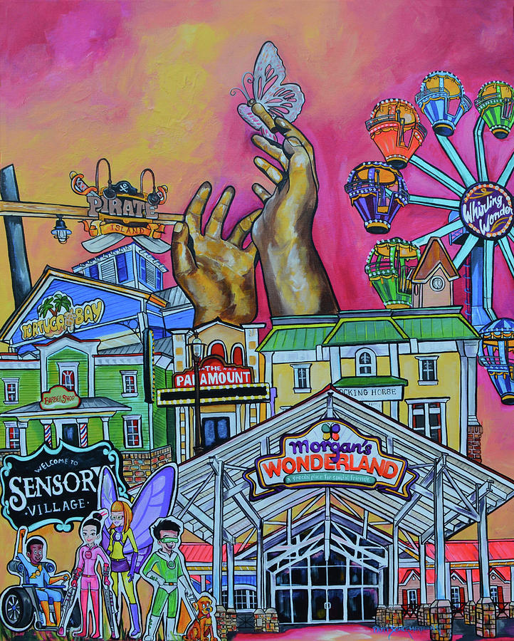 San Antonio Painting - Morgans Wonderland by Patti Schermerhorn
