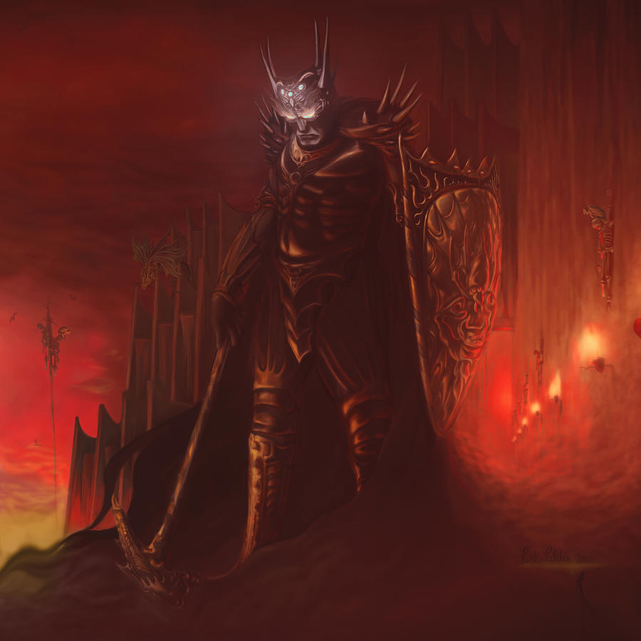 Morgoth In Angband Digital Art by Rick Ritchie