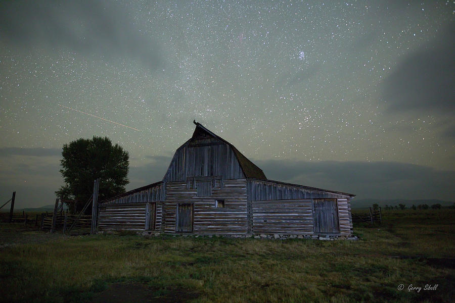 Mormon Row Barn Backside Photograph by Gerry Sibell