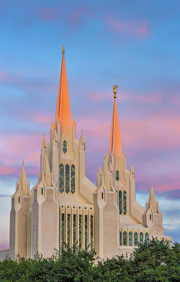 Mormon Temple Photograph by Peter Tellone