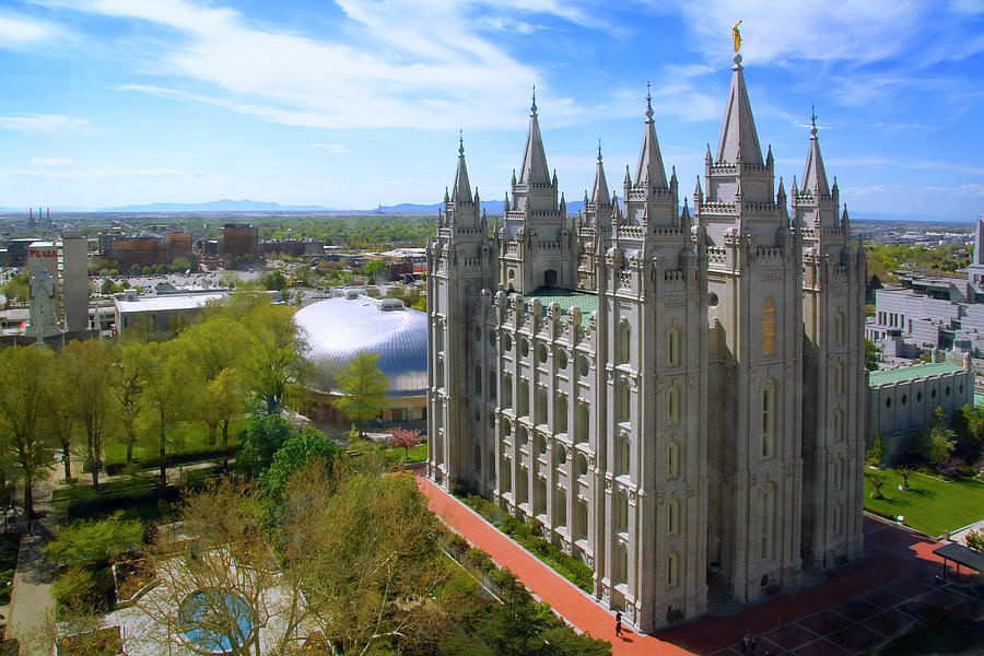 Mormon Temple Salt Lake City UT Photograph by Douglas Pulsipher