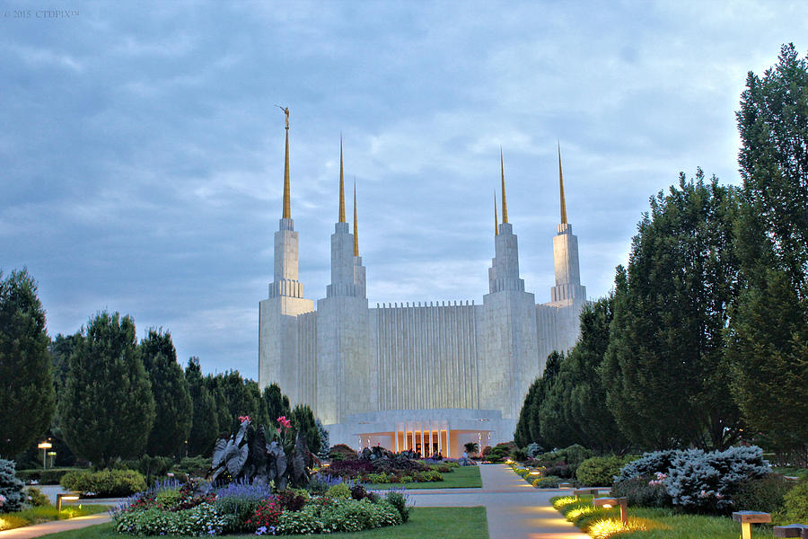 Mormon Temple Washington Dc Photograph By Christopher Duncan - Pixels