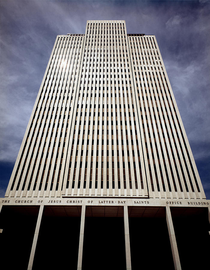 212X01-Mormon World Headquarters  Photograph by Ed  Cooper Photography
