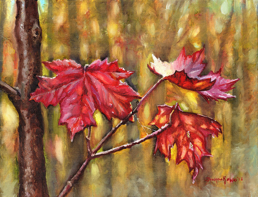 Morning After Autumn Rain Painting by Shana Rowe Jackson