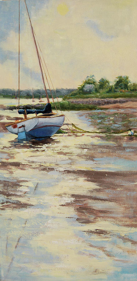 Morning and Low Tide Painting by Barbara Hageman