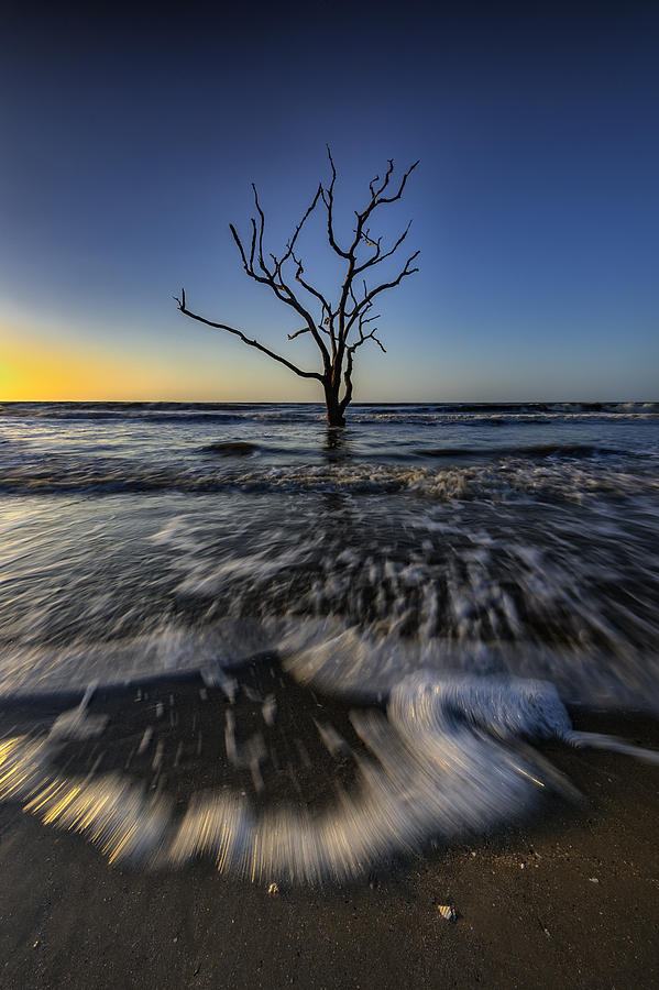 Beach Photograph - Morning at Botany Bay Plantation by Rick Berk