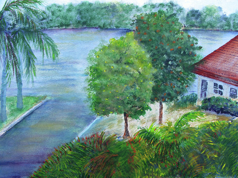 Morning at Longboat Key Painting by Loretta Luglio