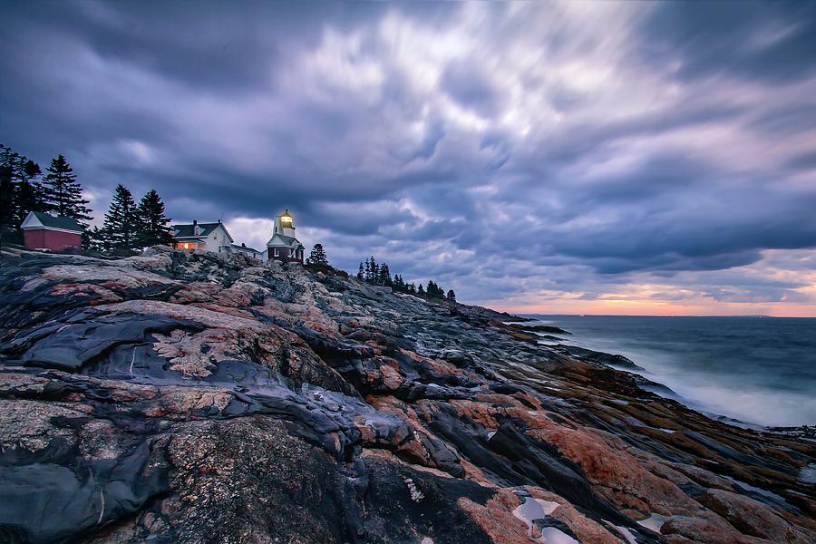 Morning at Pemaquid II Photograph by Harriet Feagin