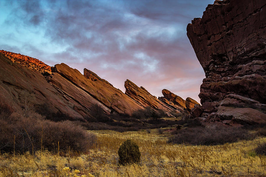 Morning At Red Rocks Photograph by Bill Wiebesiek