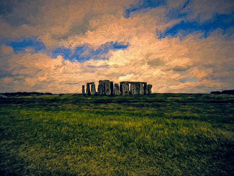 Prehistoric Photograph - Morning at Stonehenge by John K Woodruff