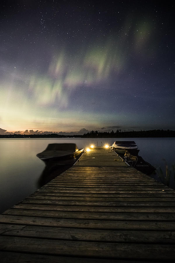 Morning Aurora on the Lake of the Woods Photograph by Jakub Sisak
