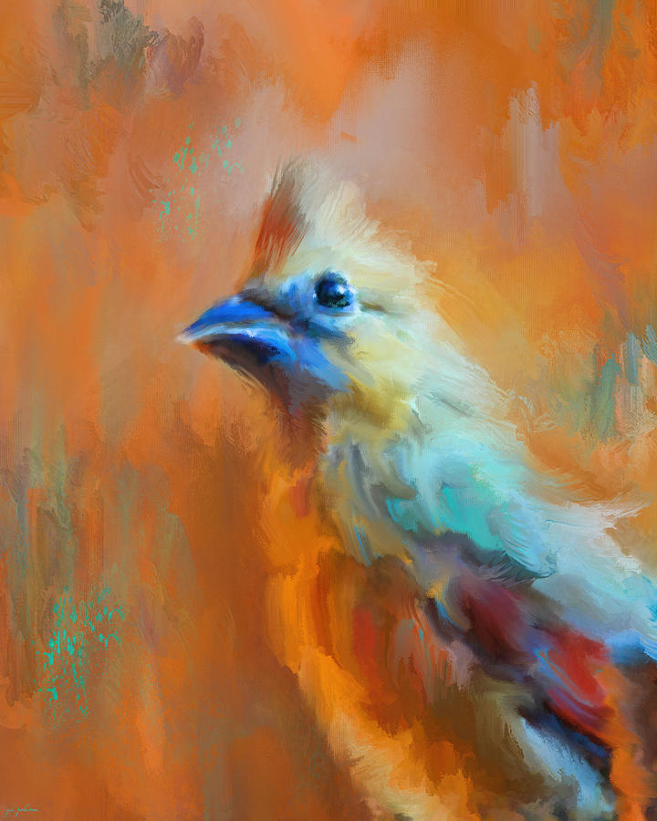 Bird Painting - Morning Cheer by Jai Johnson