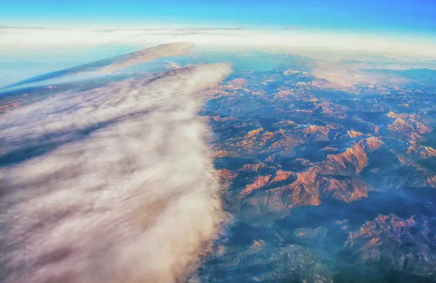 Morning Clouds Over Sierra Nevada Mountains Photograph by Marc Crumpler