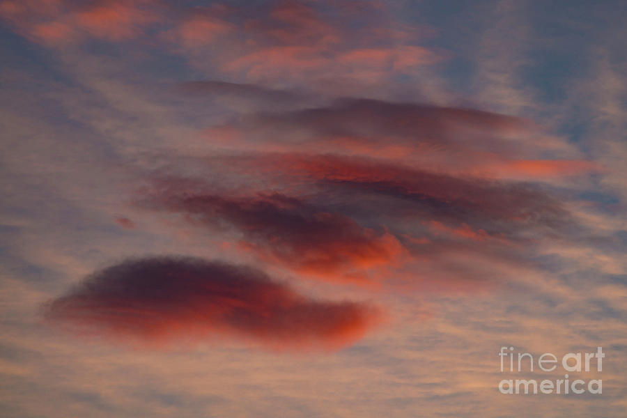 Morning Clouds Shapes and Color Two Photograph by Bob Phillips