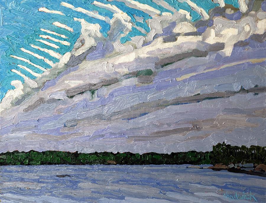 Morning Cold Front Painting by Phil Chadwick