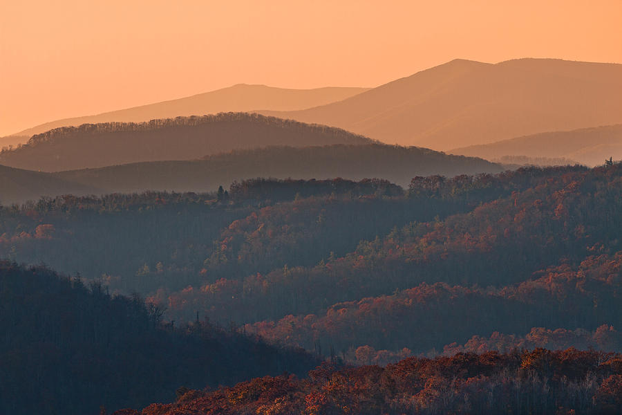 Nc Mountains Photograph - Morning Colors by Ken Barrett
